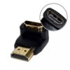 Adapter HDMI ženski na HDMI muški (kutni) - VAKOSS