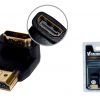 Adapter HDMI ženski na DVI-D muški (kutni) - VAKOSS