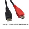 Micro USB OTG kabel ( 0.5 m ) - VAKOSS