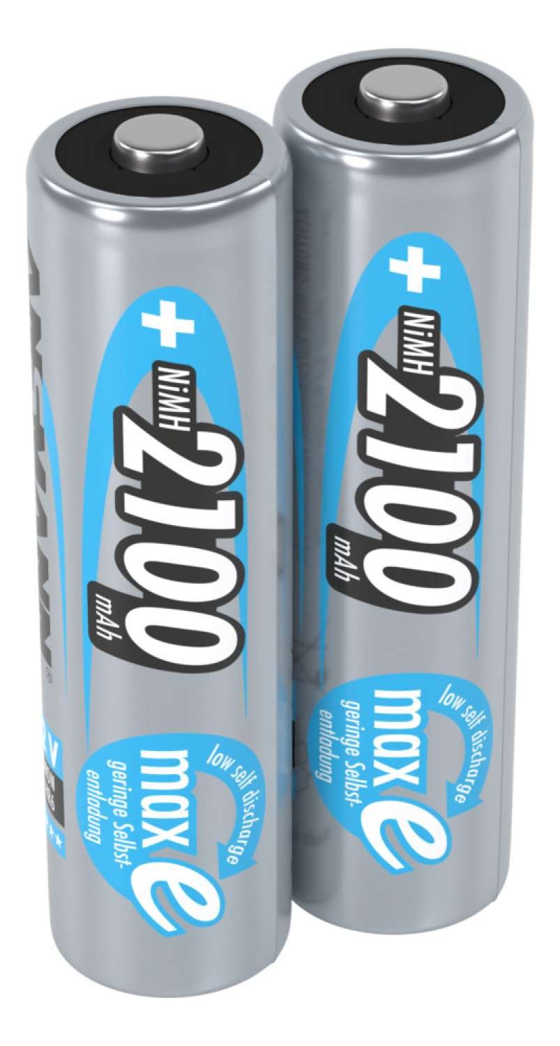 Punjive MaxE BLUE NiMH baterije AA 2100 mAh, 1.2V (2 kom.) - ANSMANN Punjive MaxE BLUE NiMH baterije AA 2100 mAh, 1.2V (2 kom.) - ANSMANN