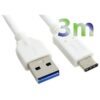 Type-C kabel / 2A / 3m / Bijeli - MaxLife