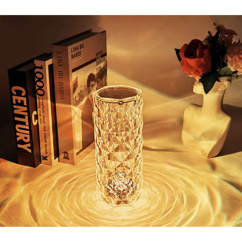 Kristalna LED lampa projektor ROSE-2