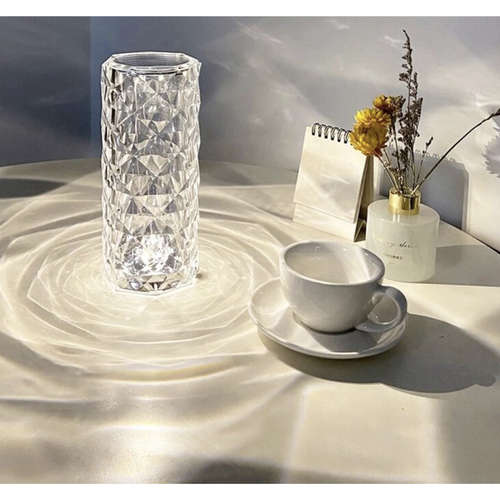 Kristalna LED lampa projektor ROSE-3