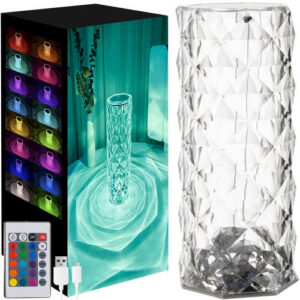 Kristalna LED lampa / projektor ROSE
