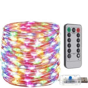 LED RGB Božićne lampice - višebojne (300 lampica)